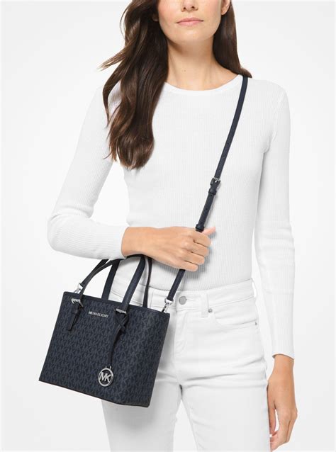 michael kors jet set tasche large blau|Jet Set Travel Extra.